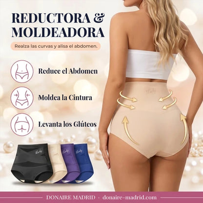 Faja Braguita Reductora de Cintura Alta | Vientre Plano Sin Costuras